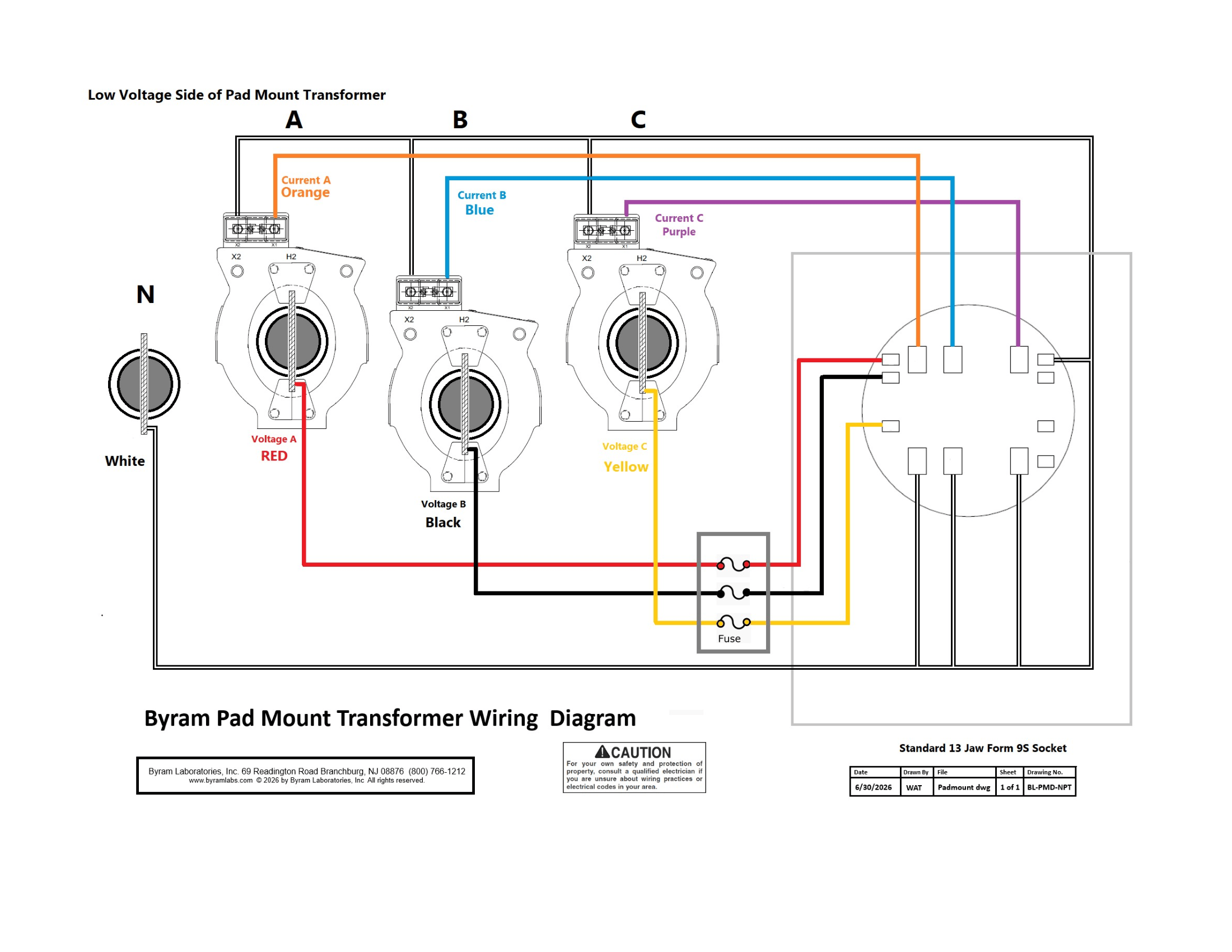 Wiring diagram, how to wire form 9s, fm9s meter, electric meter, meter wiring